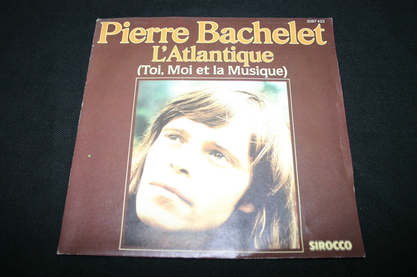 PIERRE BACHELET   SP 45T 7"   L'ATLANTIQUE   POCHETTE RARE
