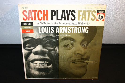 LOUIS ARMSTRONG   SATCH PLAYS FATS   LP 33T 12"   USA   COLUMBIA CL 708