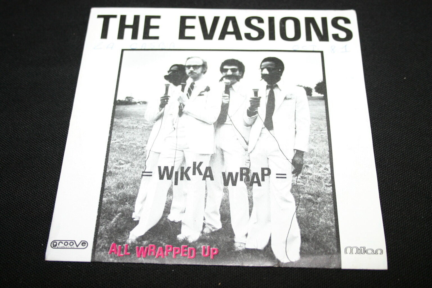 THE EVASIONS   SP 45T 7"   WIKKA WRAP   1981