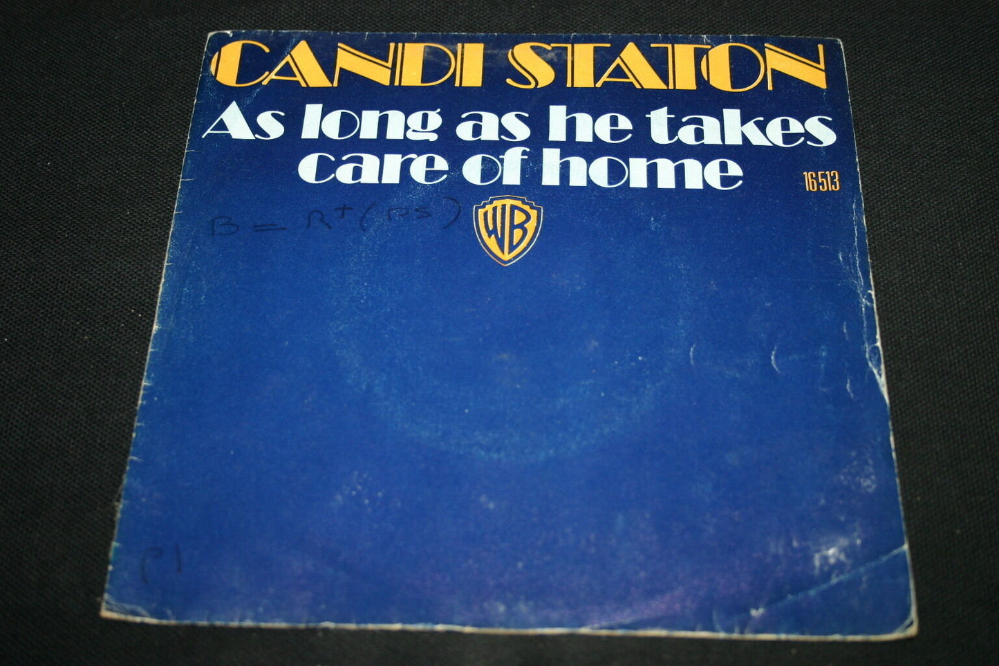 CANDI STATON   SP 45T 7"   AS LONG AS HE TAKES CARE OF HOME   1974