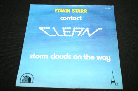 EDWIN STARR   SP 45T 7"   STORM CLOUDS ON THE WAY   1978