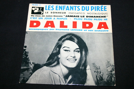 DALIDA   EP 45T 7"   LES ENFANTS DU PIREE