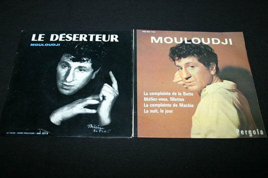 MOULOUDJI   LOT 2 x EP 45T 7"
