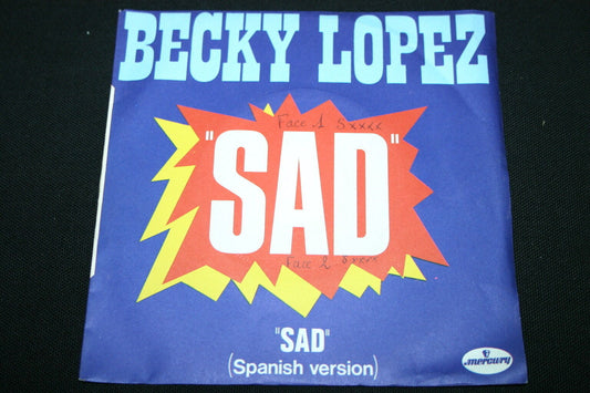BECKY LOPEZ   SP 45T 7"   SAD   1978
