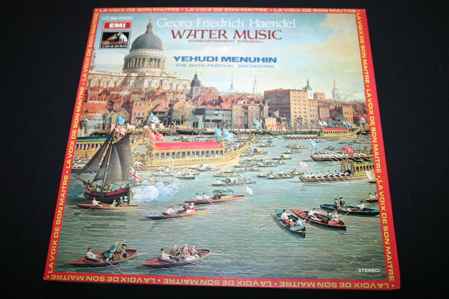 HAENDEL / YEHUDI MENUHIN / THE BATH FESTIVAL ORCHESTRA   LP 33T 12"  WATER MUSIC