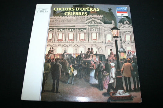 CHOEURS D'OPERA CELEBRES   2 x LP 33T 12"   DECCA 593026