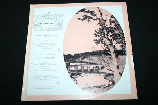 FELIX MENDELSSOHN-BARTHOLDY / DUO PIANOS BILLARD-AZAÏS / KARL RISTENPART  LP 12"