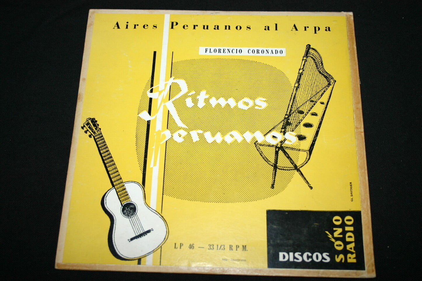 FLORENCIO CORONADO / AIRES PERUANOS AL ARPA   LP 33T 10"   MADE IN PERU