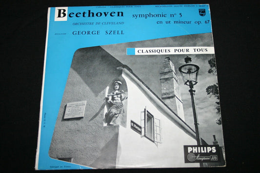 BEETHOVEN / GEORGE SZELL / SYMPHONIE N°5 UT MINEUR Op.67   LP 33T 10"