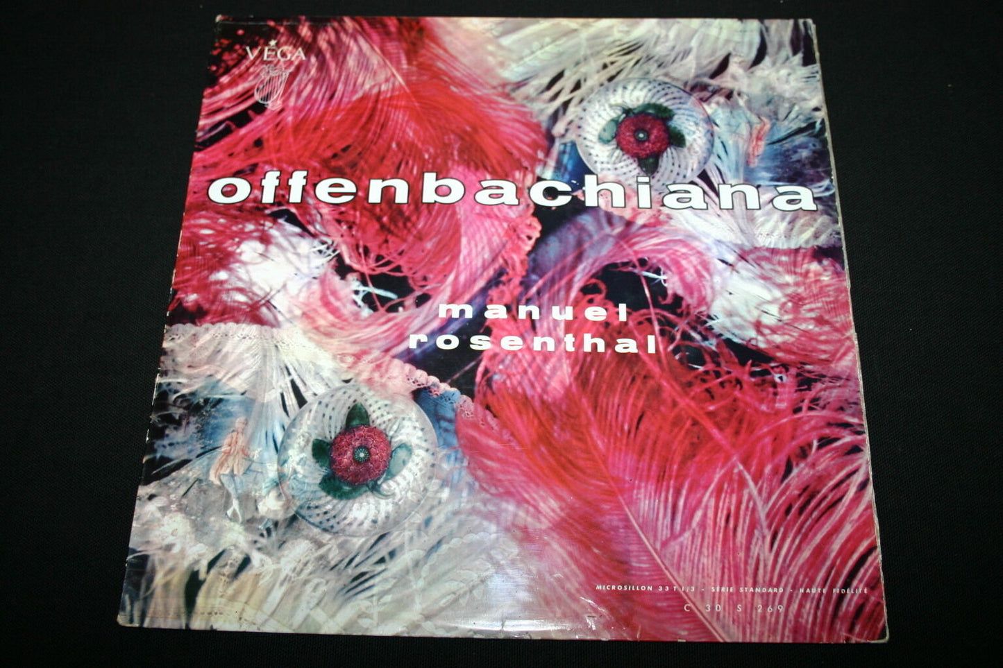 MANUEL ROSENTHAL   LP 33T 12"   OFFENBACHIANA   VEGA   RARE