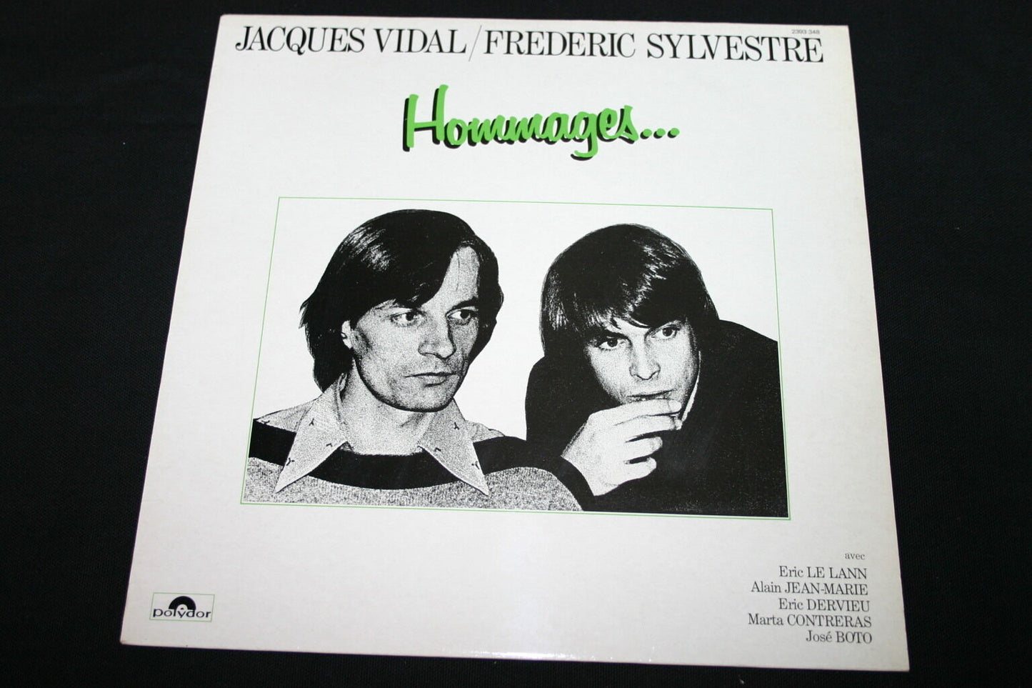 JACQUES VIDAL / FREDERIC SYLVESTRE   LP 33T 12"   HOMMAGES...   RARE   1983