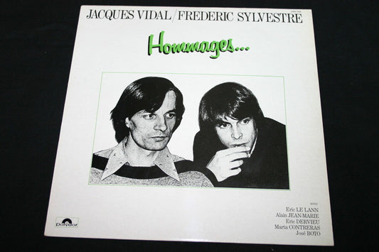 JACQUES VIDAL / FREDERIC SYLVESTRE   LP 33T 12"   HOMMAGES...   RARE   1983