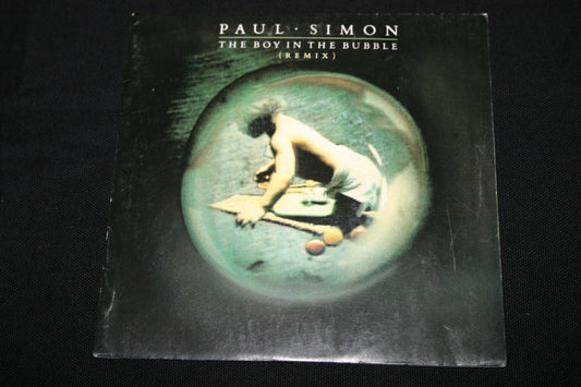 PAUL SIMON   SP 45T 7"   THE BOY IN THE BUBBLE (REMIX)   1986