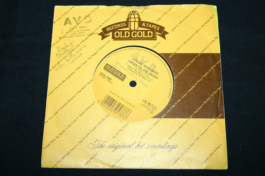 DOOBIE BROTHERS   SP 45T 7"   LISTEN TO THE MUSIC   1986   OLD GOLD