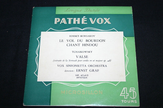 ERNST GRAF / VOX SINFONIETTA ORCHESTRA   EP 45T 7"   RIMSKY-KORSAKOV TCHAIKOWSKY