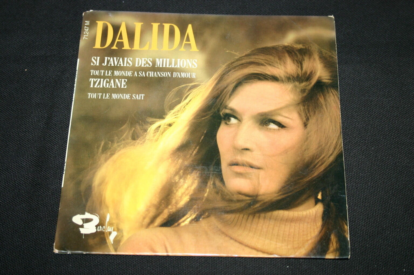 DALIDA   EP 45T 7"   SI J'AVAIS DES MILLIONS   BARCLAY 71247