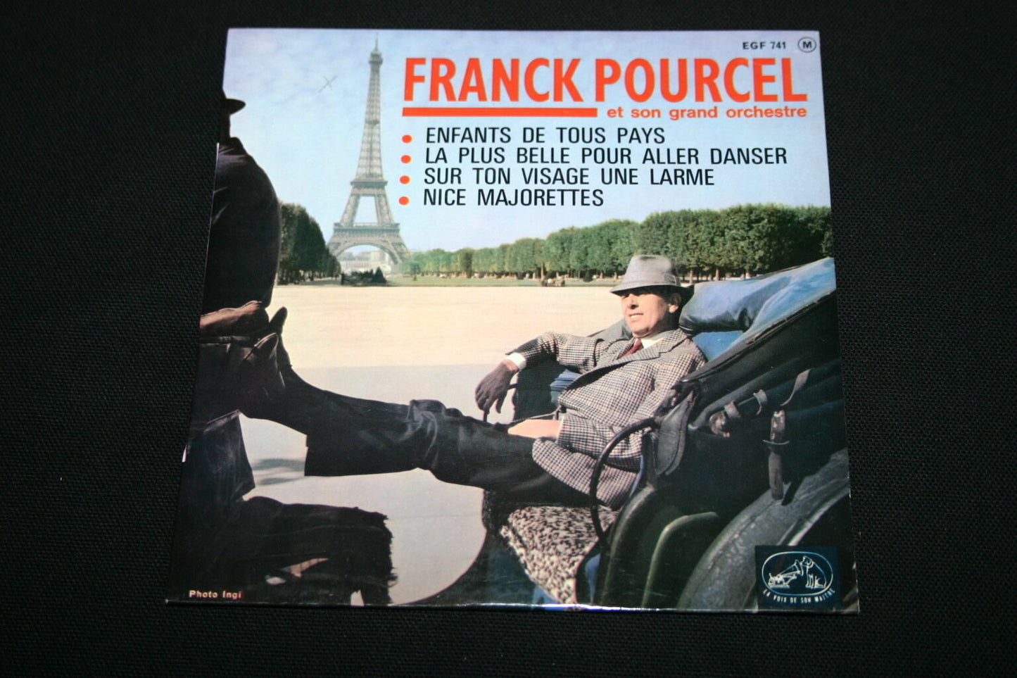 FRANCK POURCEL   EP 45T 7"   ENFANTS DE TOUS PAYS