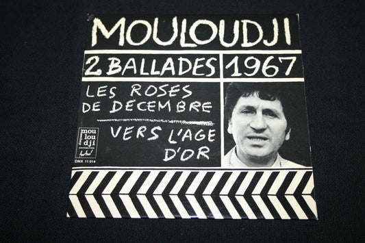 MOULOUDJI   SP 45T 7"   LES ROSES DE DECEMBRE