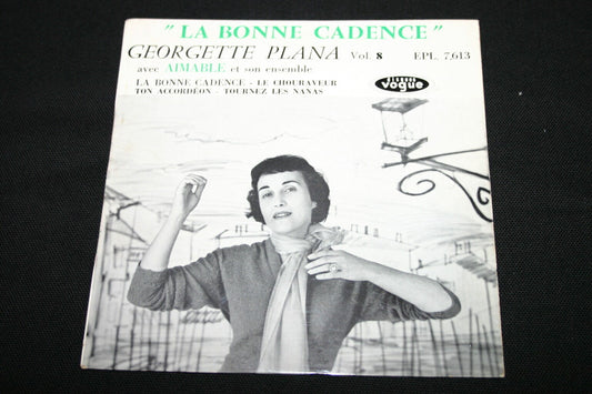 GEORGETTE PLANA   EP 45T 7"   LA BONNE CADENCE