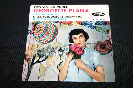 GEORGETTE PLANA   EP 45T 7"   FANFAN LA PUREE
