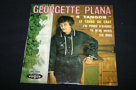 GEORGETTE PLANA   EP 45T 7"   "4 TANGOS"   LE TANGO DU CHAT   1965