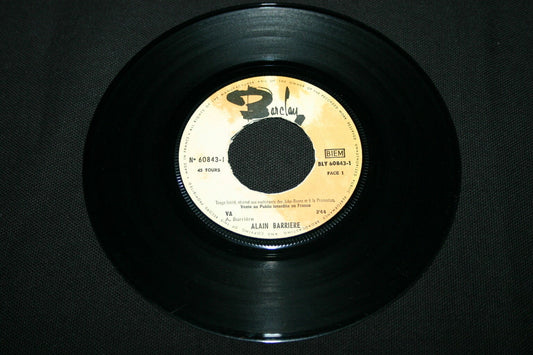 ALAIN BARRIERE   SP 45T 7"   VA / CA FAIT AIMER LA VIE   JUKE-BOX