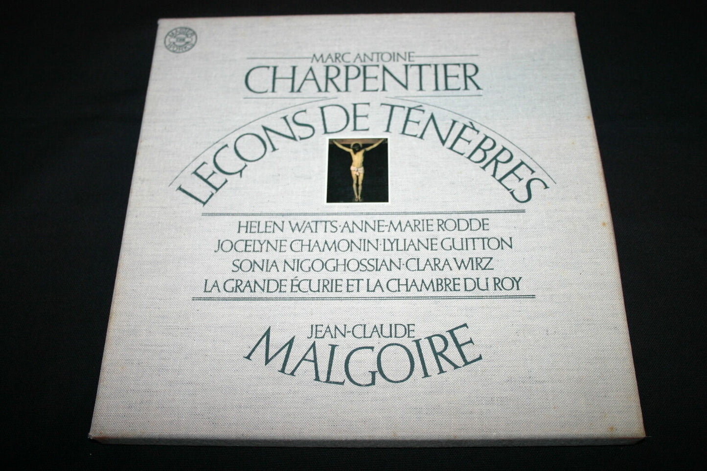 MARC-ANTOINE CHARPENTIER / J.C. MALGOIRE   BOX 3 LP 33T 12"   LECONS DE TENEBRES