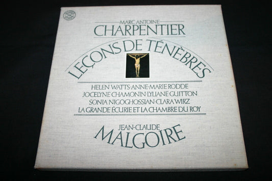 MARC-ANTOINE CHARPENTIER / J.C. MALGOIRE   BOX 3 LP 33T 12"   LECONS DE TENEBRES