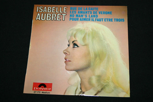 ISABELLE AUBRET   EP 45T 7"   LES AMANTS DE VERONE