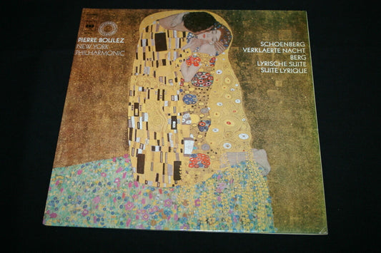 PIERRE BOULEZ / SCHOENBERG / BERG   LP 33T 12"   1977