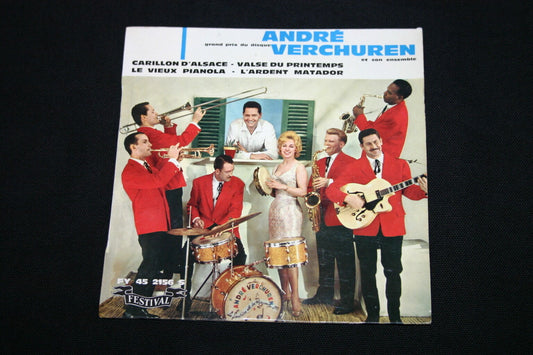 ANDRE VERCHUREN   EP 45T 7"   CARILLON D'ALSACE
