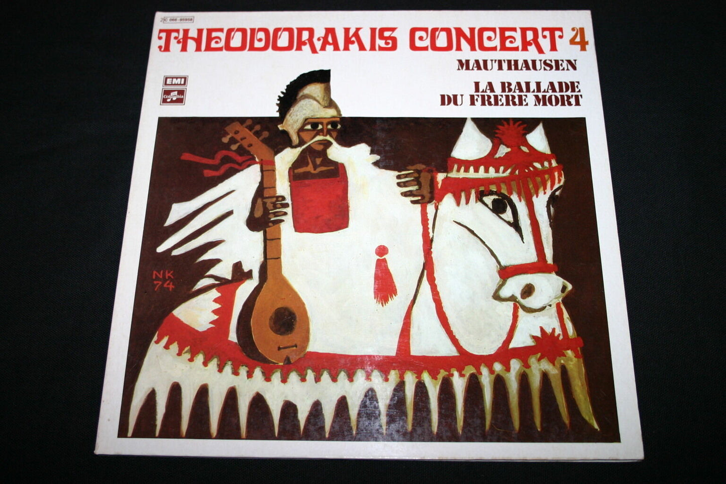 MIKIS THEODORAKIS   LP 33T 12"   CONCERT 4   1974