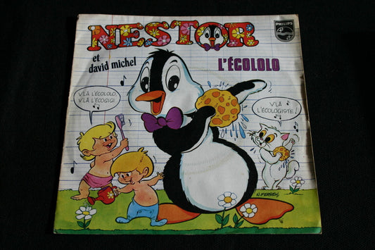 NESTOR ET DAVID MICHEL   SP 45T 7"   L'ECOLOLO   1977