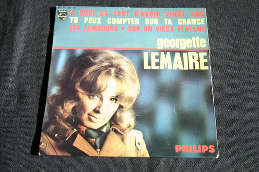 GEORGETTE LEMAIRE   EP 45T 7"   LES TAMBOURS