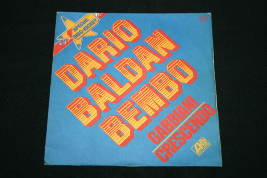 DARIO BALDAN BEMBO   SP 45T 7"   GABBIANI   1975