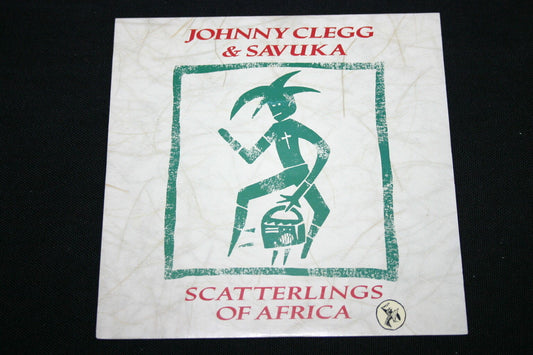 JOHNNY CLEGG & SAVUKA   SP 45T 7"   SCATTERLINGS OF AFRICA   1987