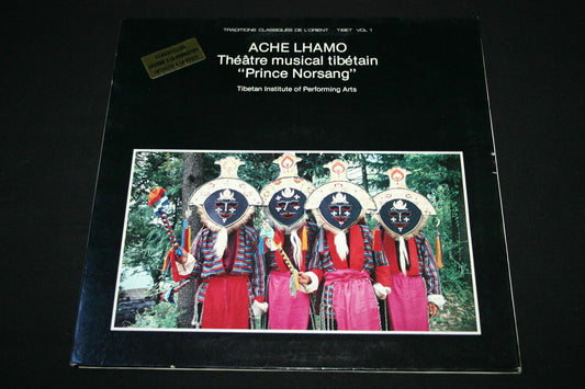 ACHE LHAMO Théâtre musical tibétain "PRINCE NORSANG"   LP 33T 12"   1986