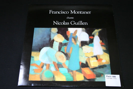 FRANCISCO MONTANER chante NICOLAS GUILLEN   LP 33T 12"   RARE