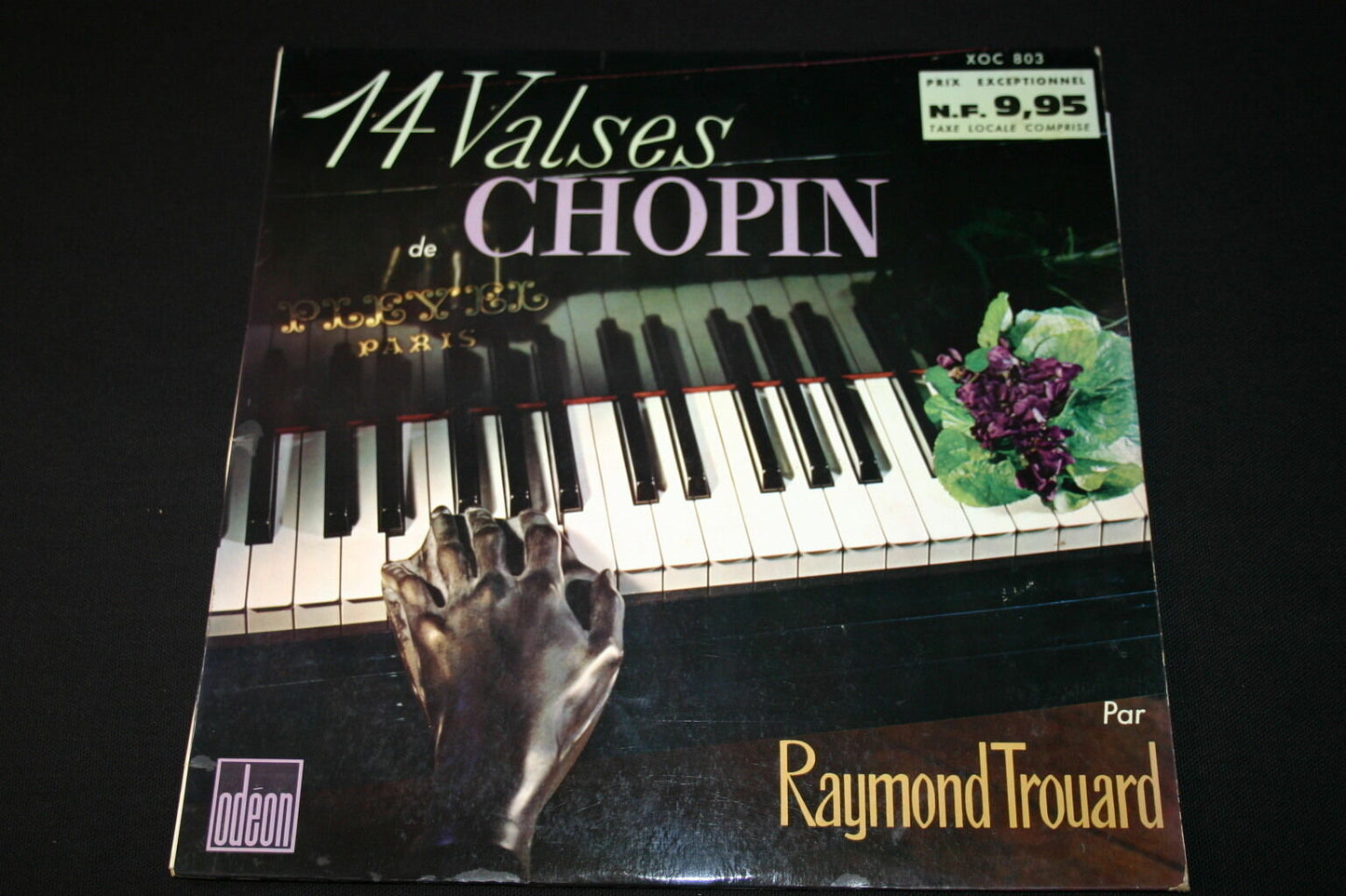 RAYMOND TROUARD   LP 33T 12"   14 VALSES DE CHOPIN   ODEON XOC 803
