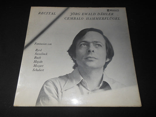 JÖRG EWALD DÄHLER   RECITAL   CEMBALO HAMMERFLÜGEL   LP 33T 12"   CLAVES D511