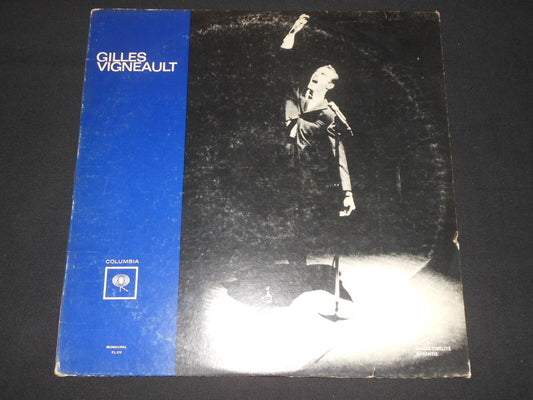 GILLES VIGNEAULT   LP 33T 12"   LARGUEZ LES AMARRES   RARE CANADA