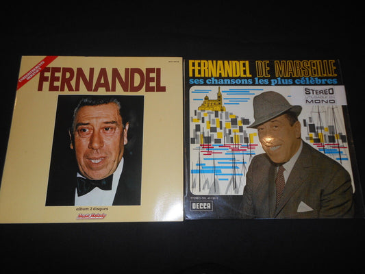 FERNANDEL   LOT DE 2 LP 33T 12"
