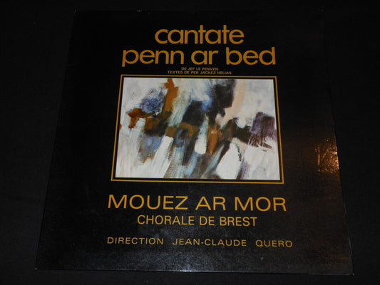 CANTATE PENN AR BED de JEF LE PENVEN / Textes de PER JACKEZ HELIAS   LP 33T 12"