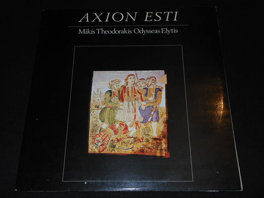 MIKIS THEODORAKIS  2 x LP 33T 12"   AXION ESTI   1980   RARE FOLKSANG 1005/6
