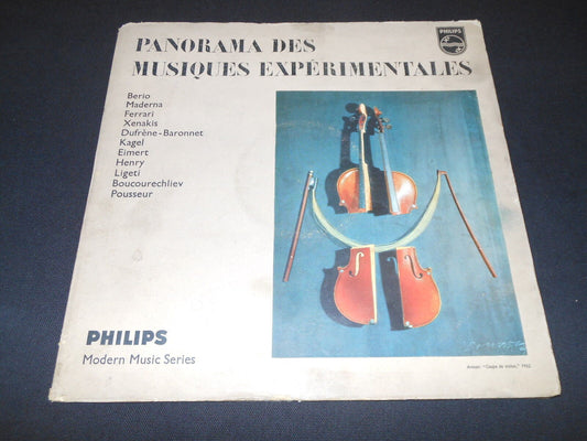 PANORAMA DES MUSIQUES EXPERIMENTALES   RARE 2 x LP 33T 12"   PHILIPS 00.565/66