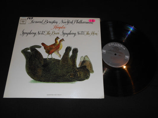 BERNSTEIN  HAYDN   SYMPHONY 82 & 83   LP 33T 12"   COLUMBIA MONO ML 6009 USA