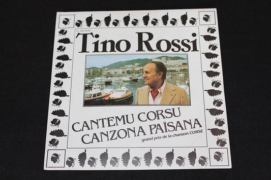 TINO ROSSI   SP 45T 7"   CANTEMU CORSU   1980