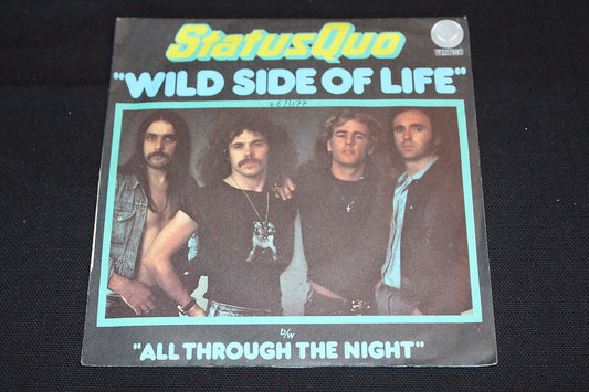 STATUS QUO   SP 45T 7"   WILD SIDE OF LIFE   1976