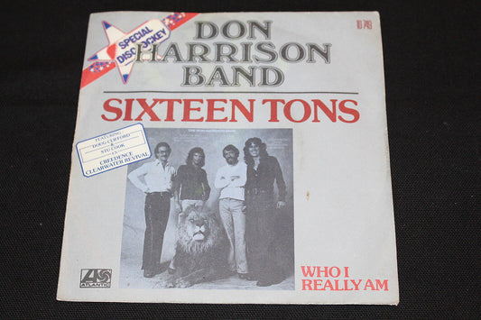 DON HARRISON BAND   SP 45T 7"   SIXTEEN TONS   1976