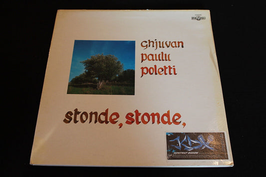 GHJUVAN PAULU POLETTI   LP 33T 12"   STONDE STONDE   RICORDU LM 33 RI 250
